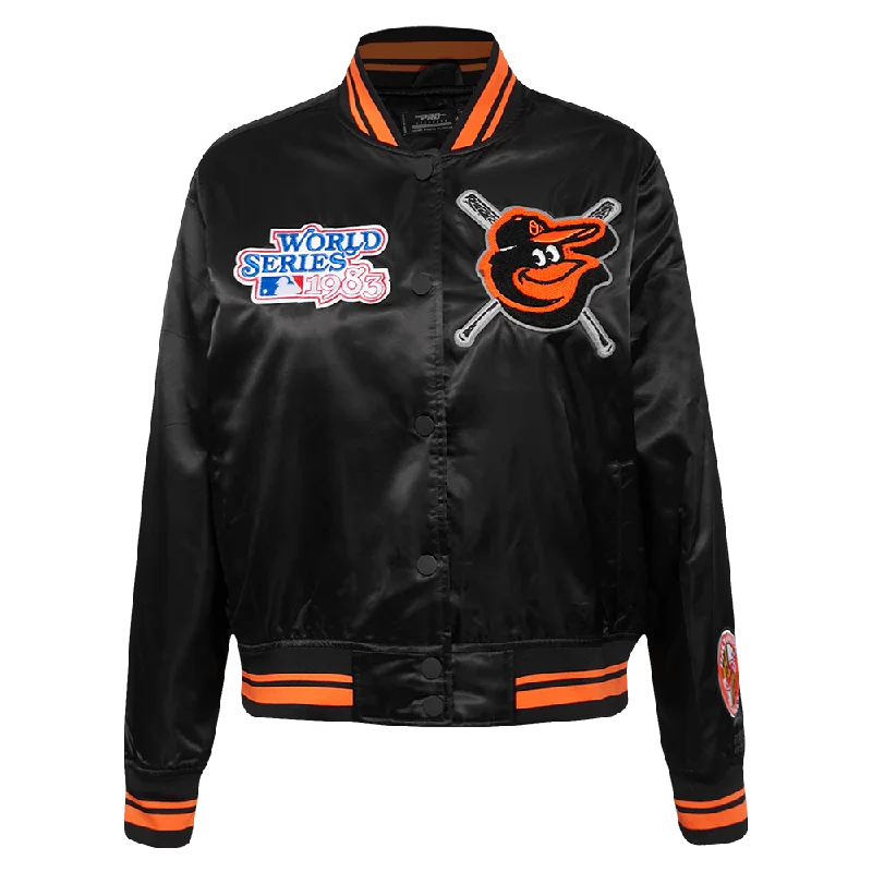 Final Clearance CHAMARRA DE SATÉN MLB BALTIMORE ORIOLES MASH UP PARA MUJER