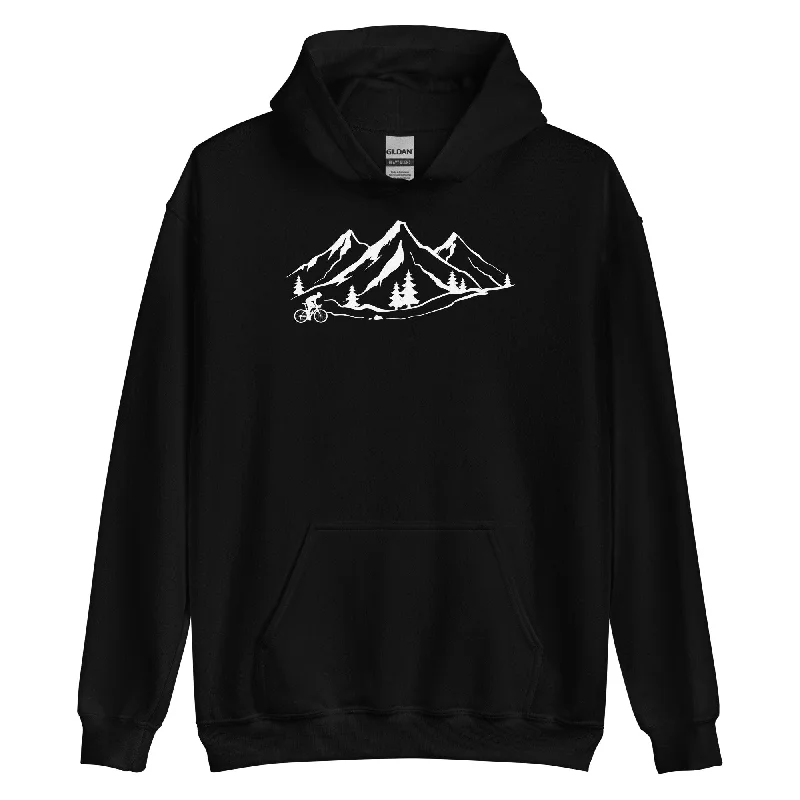 Price Blitz Berge 1 und Radfahren - Unisex Hoodie