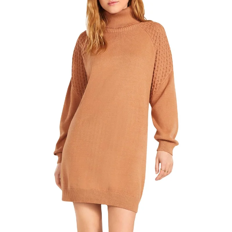 BB Dakota by Steve Madden Womens Little Wing Turtleneck Knit Sweaterdress