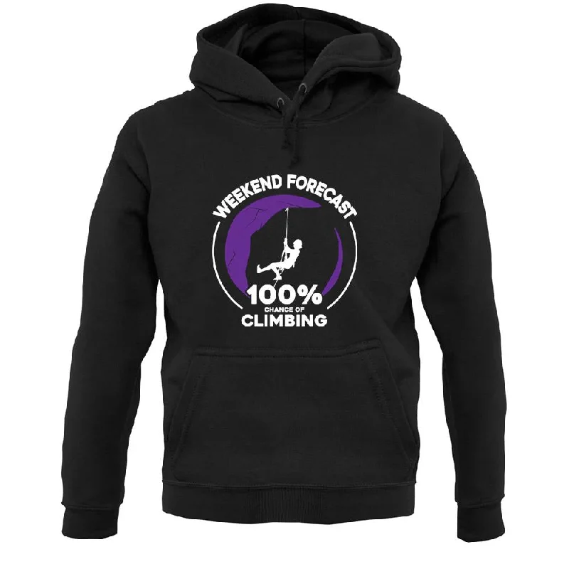 Final Markdown Weekend Forecast Climbing Unisex Hoodie