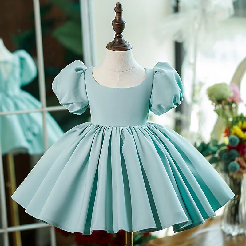 Anniversary Sale Baby Girl Birthday Party Dress Toddler Summer Puff Sleeves Wedding Princess Dress Anniversary Sale Baby Girl Birthday Party Dress Toddler Summer Puff Sleeves Wedding Princess Dress