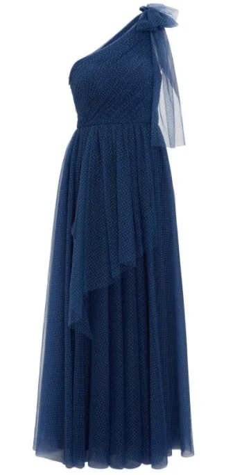 Final Markdown Akira Spot Tulle Maxi Dress