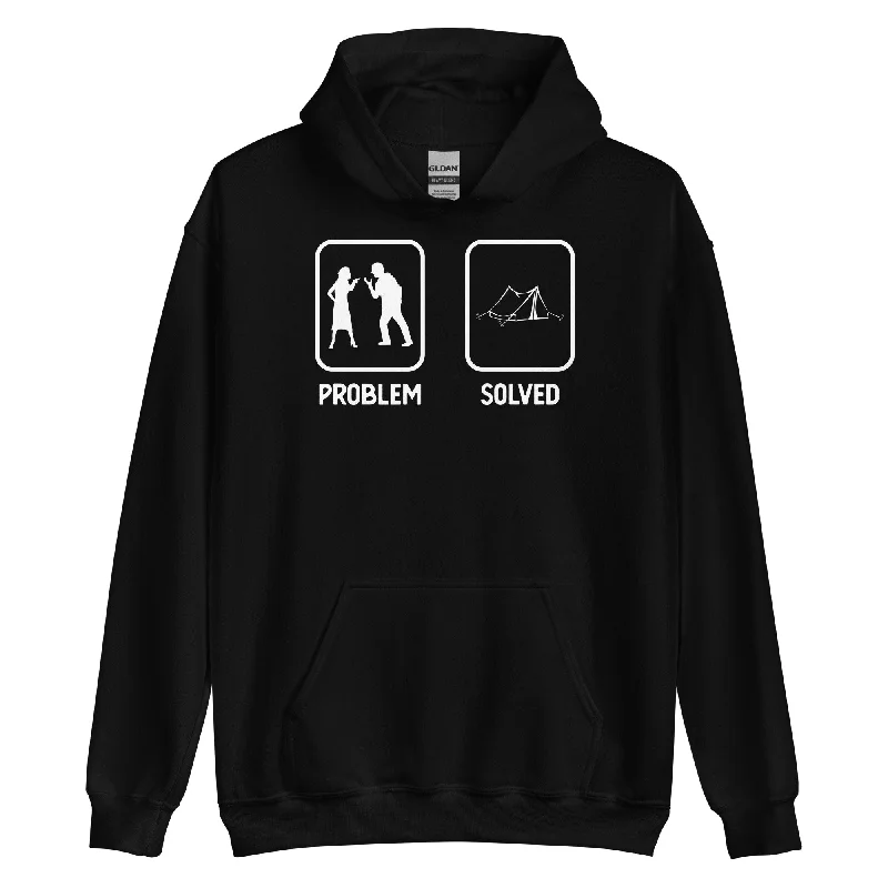 Price Reduction Problem Solved - Camping Tent - Unisex Hoodie