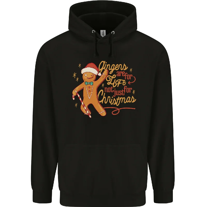 Fantastic Offers Gingers are for Life Funny Christmas Xmas Mens 80% Cotton Hoodie