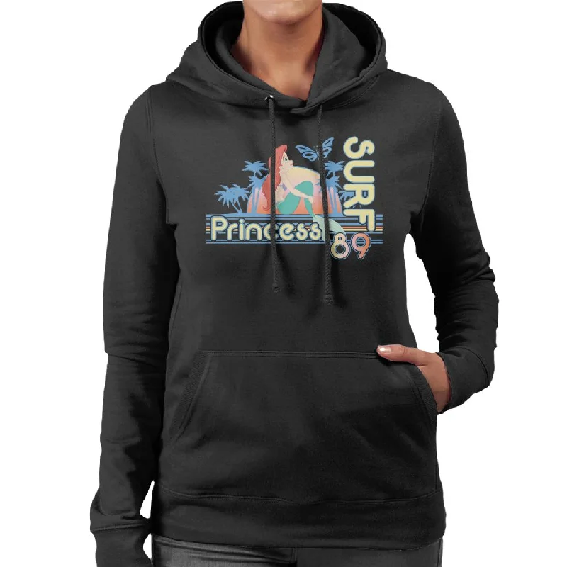Bonus Savings Disney Surf Princess 89 The Little Mermaid Women's Hooded Sweatshirt