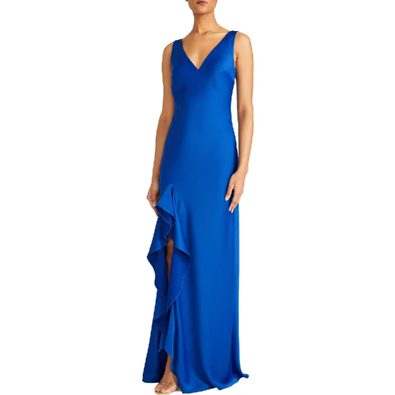 ML Monique Lhuillier Womens Split Hem Full Length Evening Dress