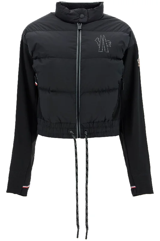 Price Slash Technical Jersey Down Jacket  - Black