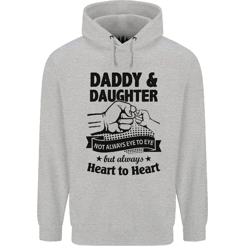 Crazy Savings Daddy and Daughter Funny Fathers Day Mens 80% Cotton Hoodie