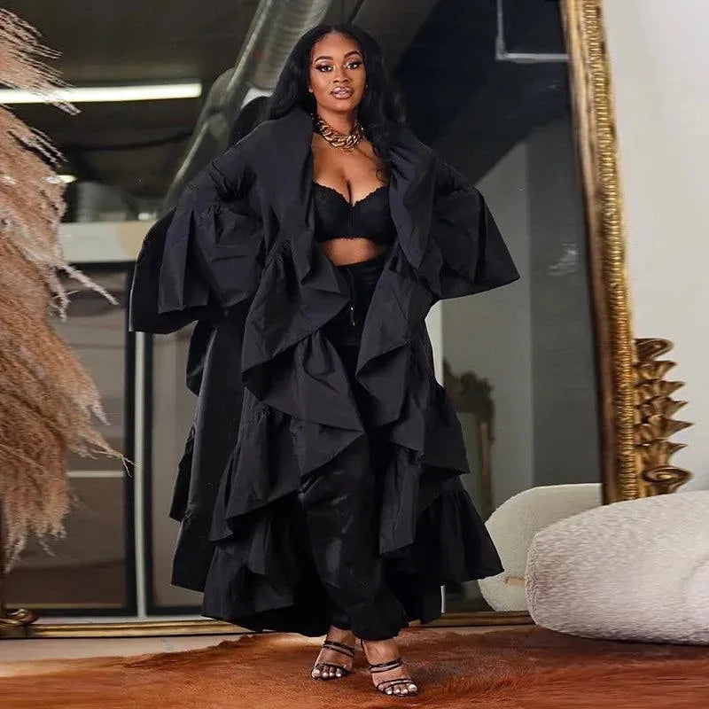Special Promotion Loose Fit Women's Duster Coat