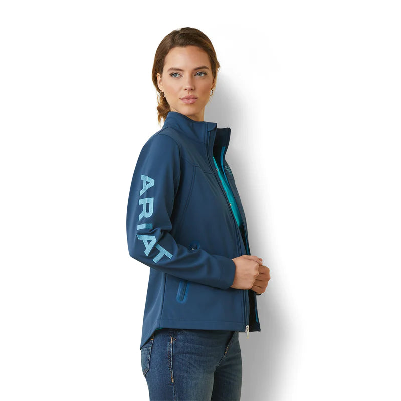 Ariat Womens New Team Softshell Jacket | Deep Petroleum