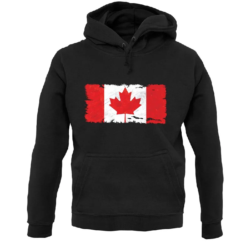 Special Offer Canada Grunge Style Flag Unisex Hoodie