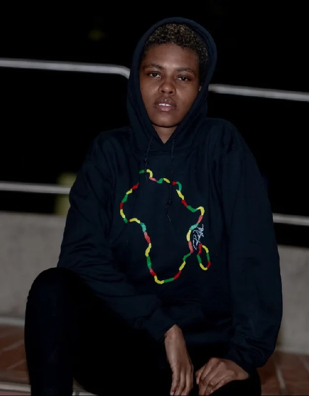 Early Bird Discount Africa Red Yellow Green Hoodie  (Unisex) - Poetic Truth