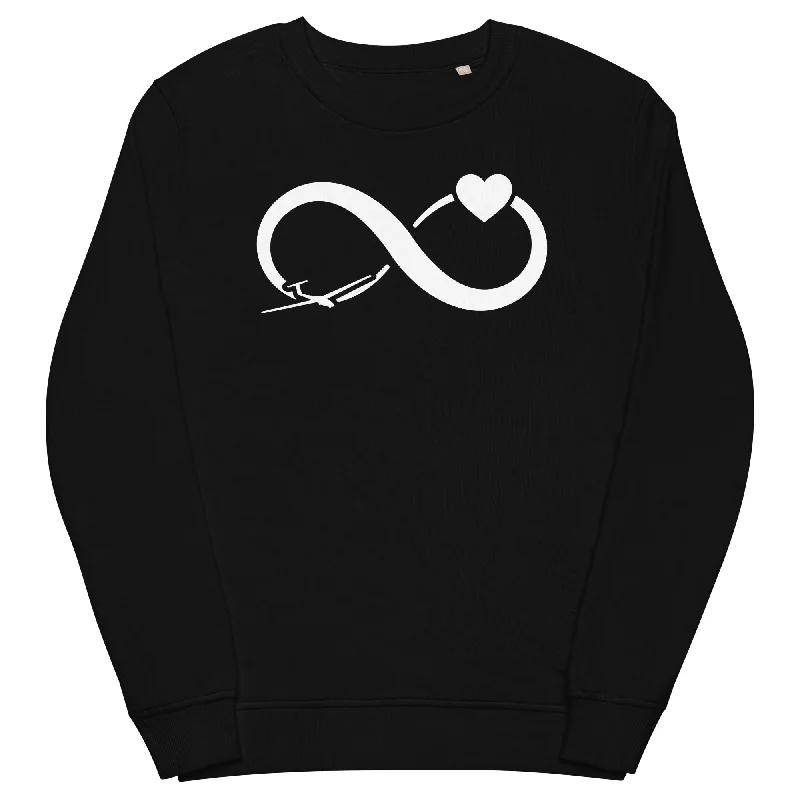 Incredible Offers Infinity Heart and Sailplane - Unisex Premium Organic Sweatshirt