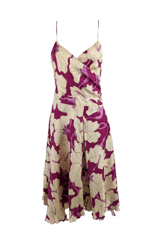 Members Only y2k Vintage Moschino Silk Dress, 2000s