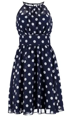 Sneak Peek Sale Spotted Navy Dress