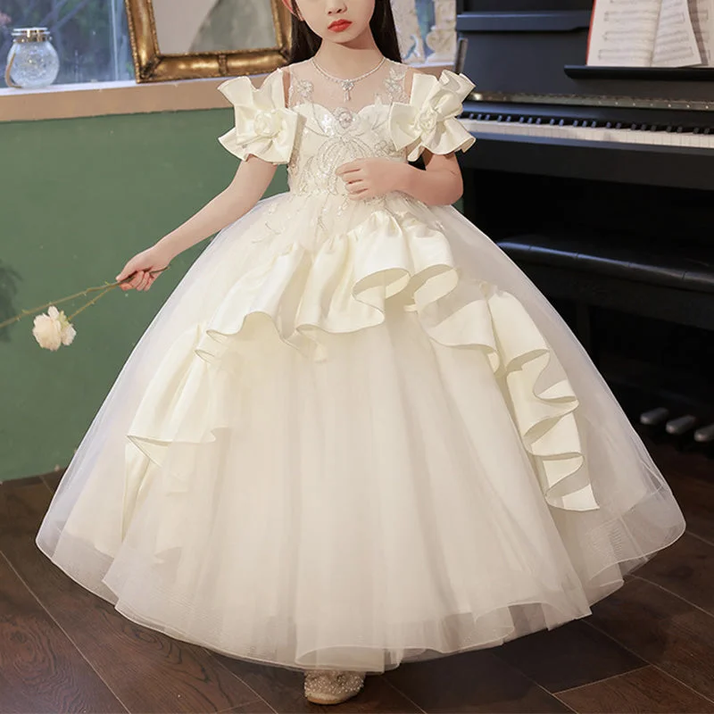 Special Offer First Communion Dress Girl Birthday Party Dress Summer Luxury Printing Puffy Princess Dress Special Offer First Communion Dress Girl Birthday Party Dress Summer Luxury Printing Puffy Princess Dress