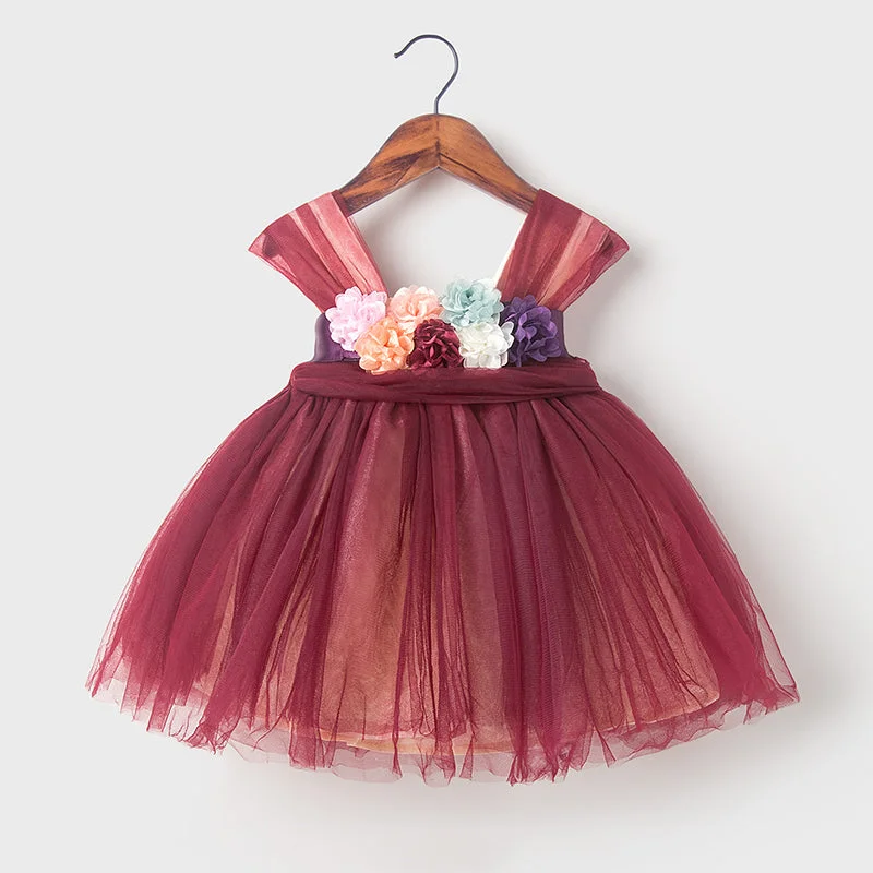 Super Deal Flower Girl Dress Baby Girl Birthday Party Dress Red Pageant Princess Dress Super Deal Flower Girl Dress Baby Girl Birthday Party Dress Red Pageant Princess Dress