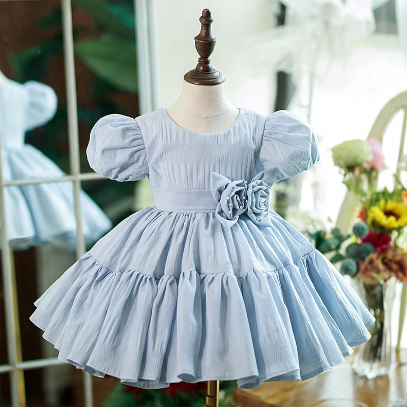 Friends and Family Sale Baby Girl Dress Toddler Prom Pageant Bow Birthday Wedding Puff Sleeves Dress Friends and Family Sale Baby Girl Dress Toddler Prom Pageant Bow Birthday Wedding Puff Sleeves Dress