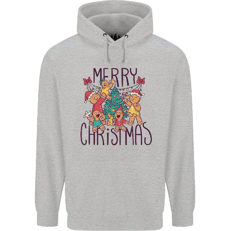 Exclusive Savings Gingerbread Man Merry Christmas Mens 80% Cotton Hoodie