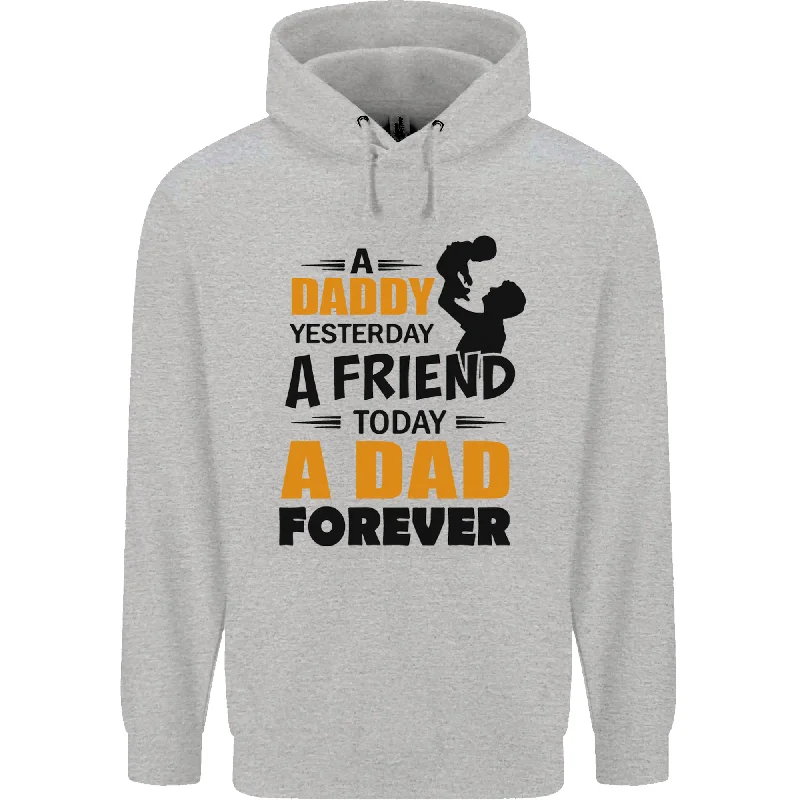 Blowout Deals Daddy A Dad Forever Funny Fathers Day Mens 80% Cotton Hoodie