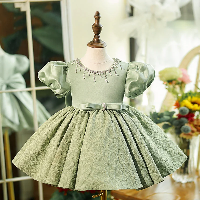 Can't Be Beat Baby Girl Dress Toddler Ball Gowns Pageant Green Piano Performance Princess Dress Can't Be Beat Baby Girl Dress Toddler Ball Gowns Pageant Green Piano Performance Princess Dress