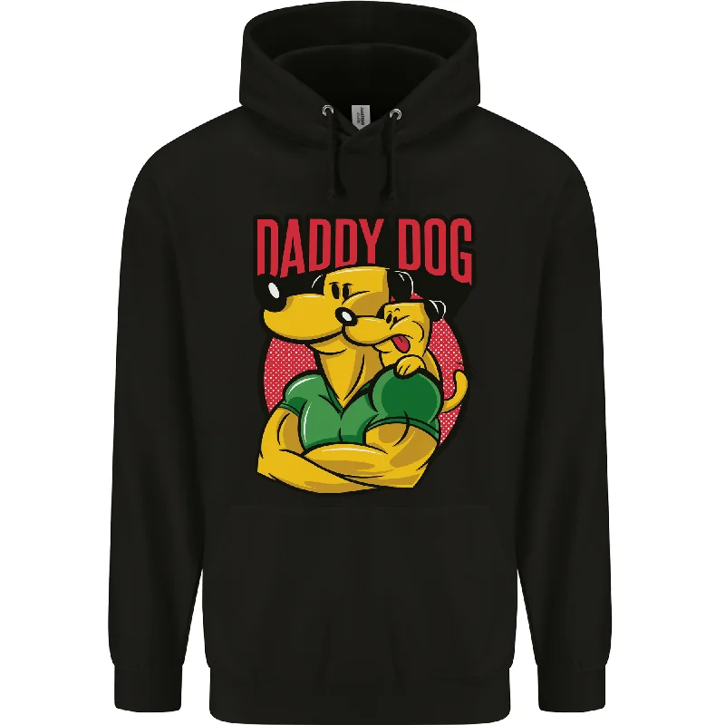 Don't Miss Daddy Dog Fathers Day Mens 80% Cotton Hoodie