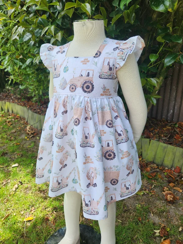 Incredible Offers Floral Construction Posie Dress- Size 3