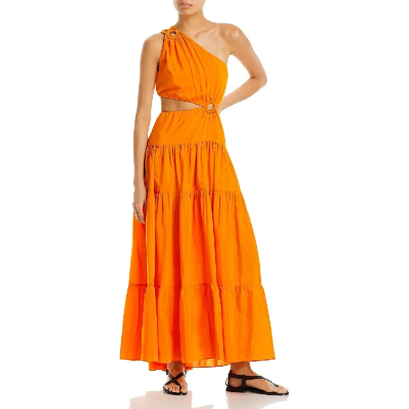 FARM Rio Womens Asymmetric Long Maxi Dress