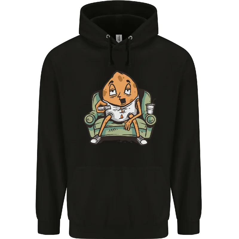 Get It Before It’s Gone Funny Lazy Couch Potato Watching TV Mens 80% Cotton Hoodie