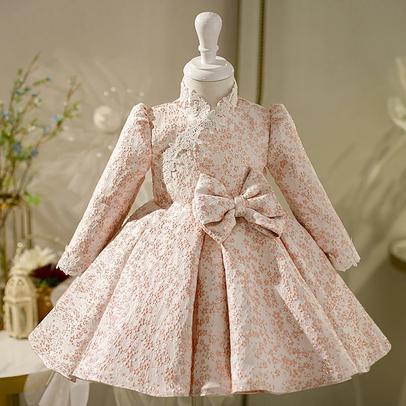 Blowout Deals Girl Christmas Dress Toddler Prom Dress Baby Girl Fall Stand Collar Bowknot Long Sleeve Princess Party Dress Blowout Deals Girl Christmas Dress Toddler Prom Dress Baby Girl Fall Stand Collar Bowknot Long Sleeve Princess Party Dress