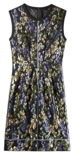 Online Exclusive Brocade Cotton Dress