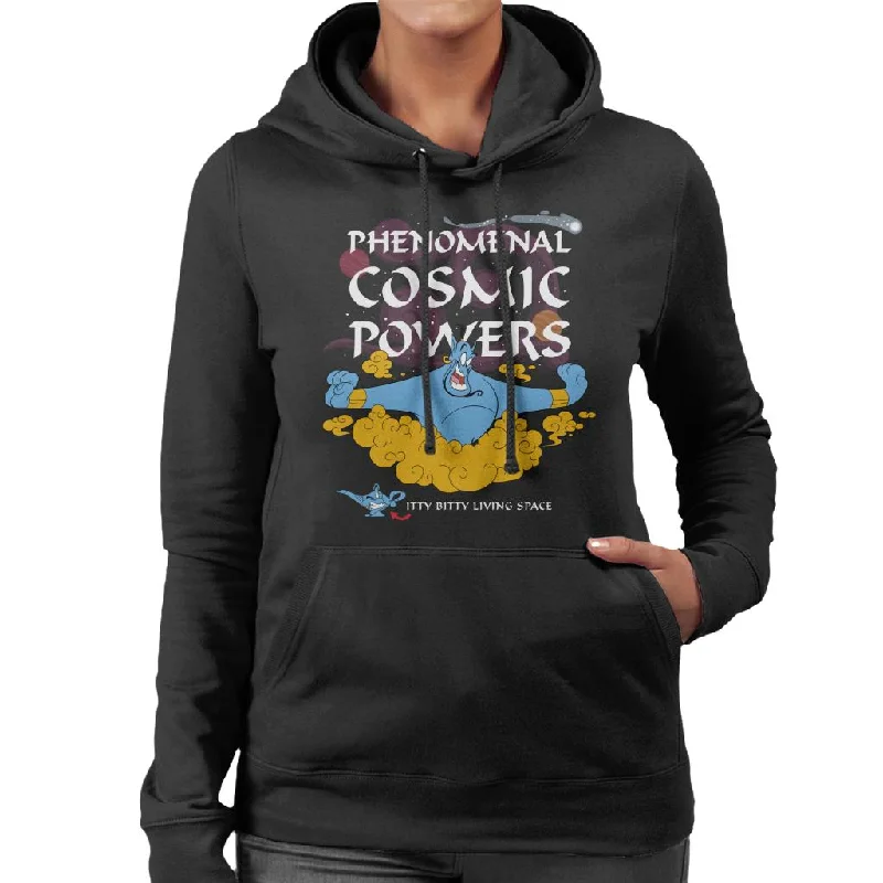 Last Chance Disney Aladdin Phenomenal Cosmic Powers Genie Women's Hooded Sweatshirt