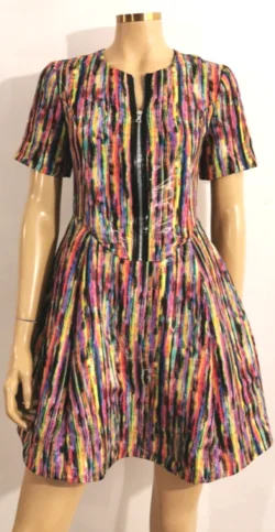 Great Bargains Rainbow Zip Up Dress