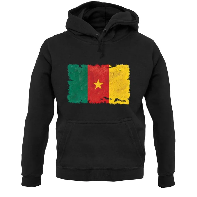 Last Chance Cameroon Grunge Style Flag Unisex Hoodie