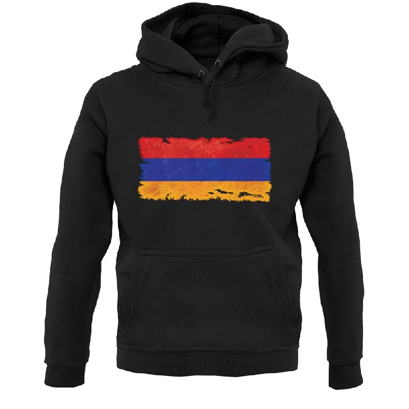 Stock Clearance Armenia Grunge Style Flag Unisex Hoodie