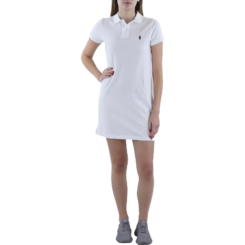 Polo Ralph Lauren Womens Pique Mini Shirtdress