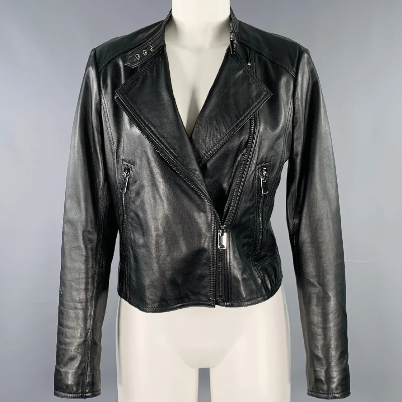 Today Only MARC NEW YORK Size S Black Leather Motorcycle Jacket