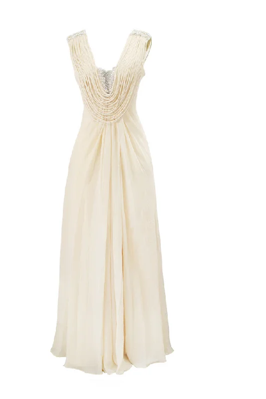 Markdowns Cream Toned Gown