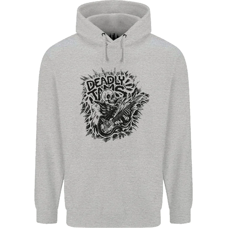 Huge Discounts Deadly Tams Guitar Guitarist Rock Metal Punk Mens 80% Cotton Hoodie
