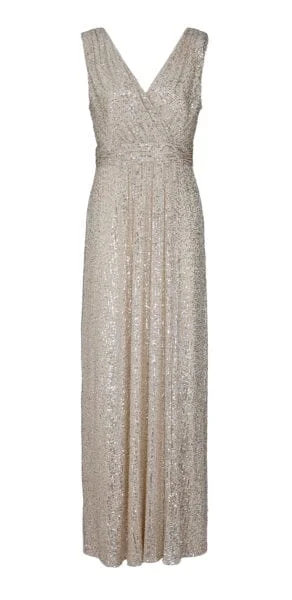 Buy More, Save More Cardi Silver Maxi Dress