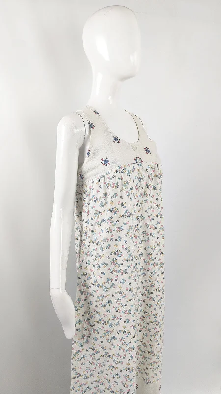 Exclusive Preview Clobber by Jeff Banks Vintage 1970s Cotton Maxi Dress