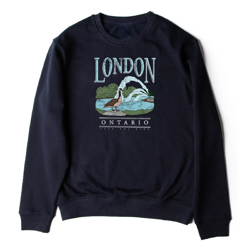 Price Break LONDON VINTAGE THAMES RIVER CREW (UNISEX)