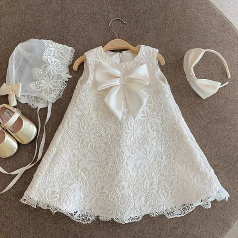 Discount Deals Baptism Dresses Baby Girl Summer Sleeveless Bow Tie Princess Dress Toddler Birthday Party Dress Discount Deals Baptism Dresses Baby Girl Summer Sleeveless Bow Tie Princess Dress Toddler Birthday Party Dress