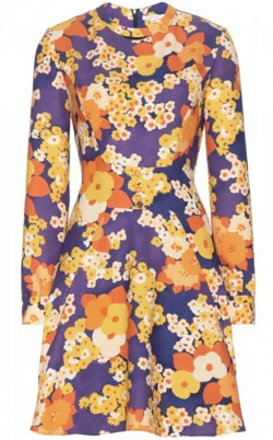 Major Savings Retro Floral Dress