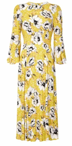 Price Reduction Luisa Floral Midi Dress