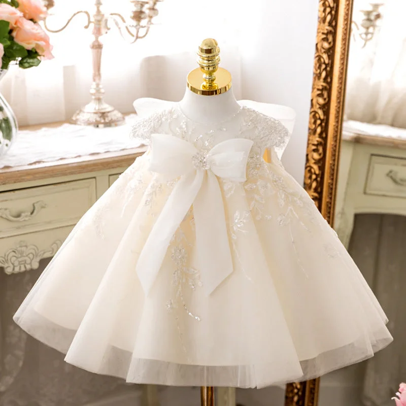 Great Deals Toddler Formal Princess Dress Baby Girl White Flower Girl Dress Girl Birthday Party Dresses Great Deals Toddler Formal Princess Dress Baby Girl White Flower Girl Dress Girl Birthday Party Dresses