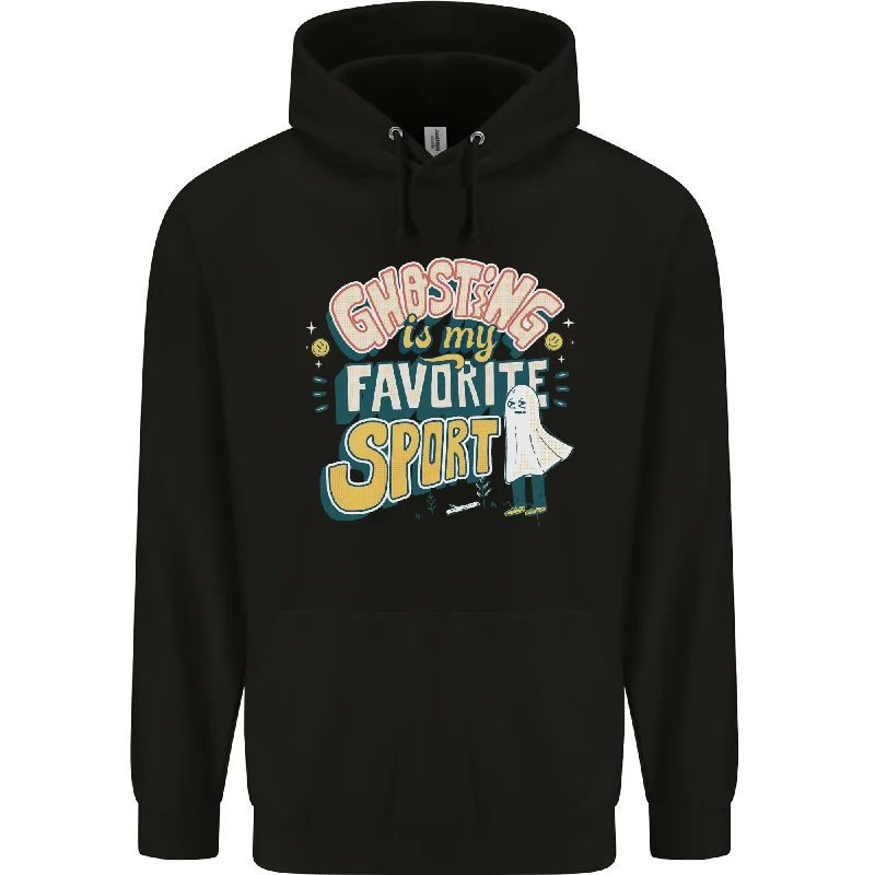 Deep Discounts Ghosting Sport Funny Anti Valentines Day Mens 80% Cotton Hoodie