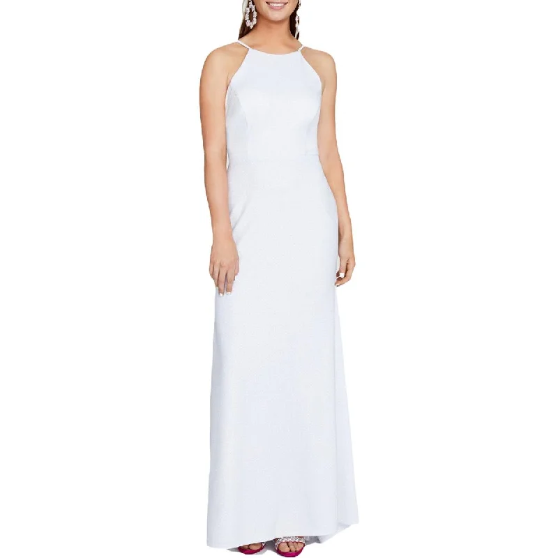 Jump Apparel Womens Ladder Side Maxi Evening Dress