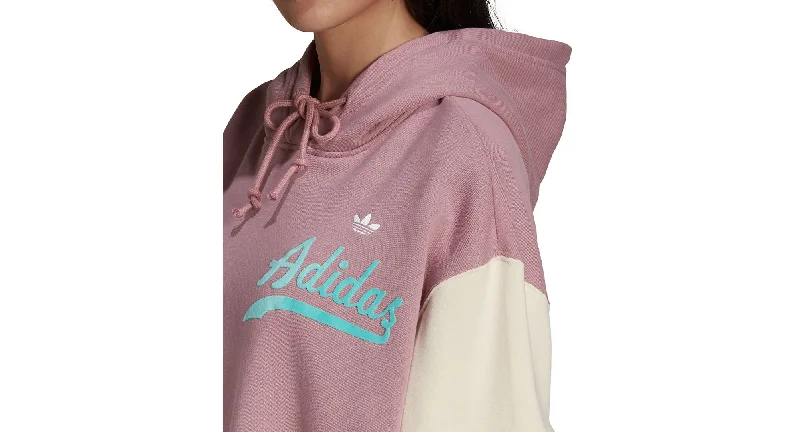 Buy Now Adidas Womens Colorblocked Cropped Hoodie