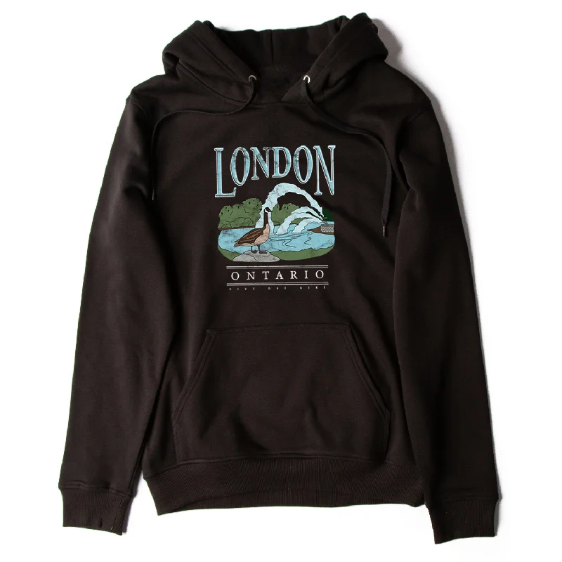 Don't Miss LONDON VINTAGE THAMES RIVER HOODIE (UNISEX)